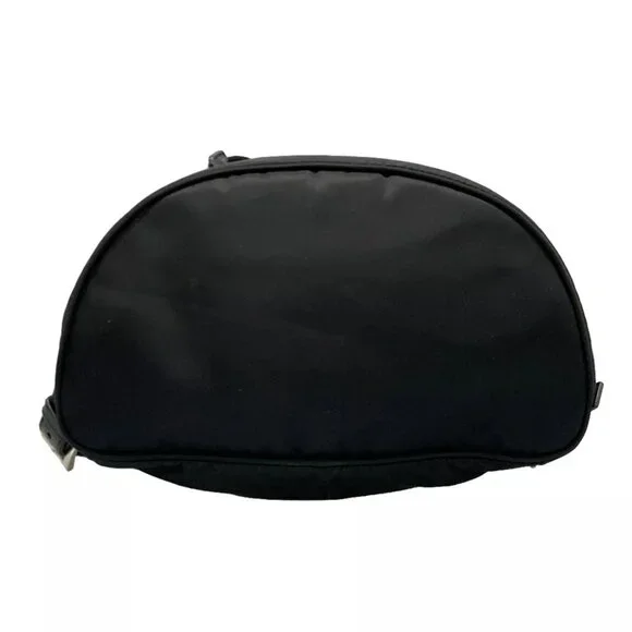 Auth PRADA - Black Nylon Leather Backpack - Picture 5 of 14